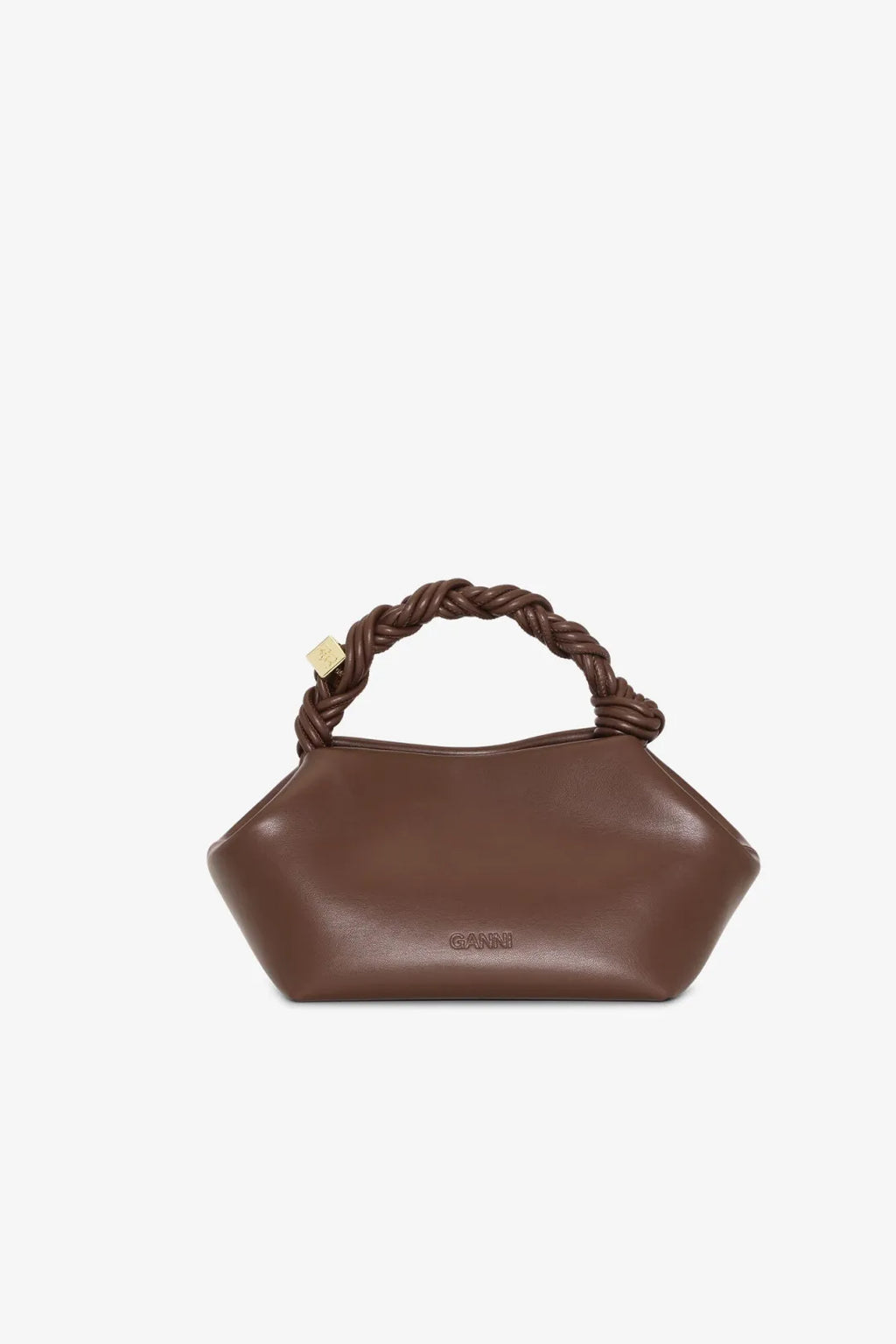 PICCOLA BORSA GANNI BOU MARRONE