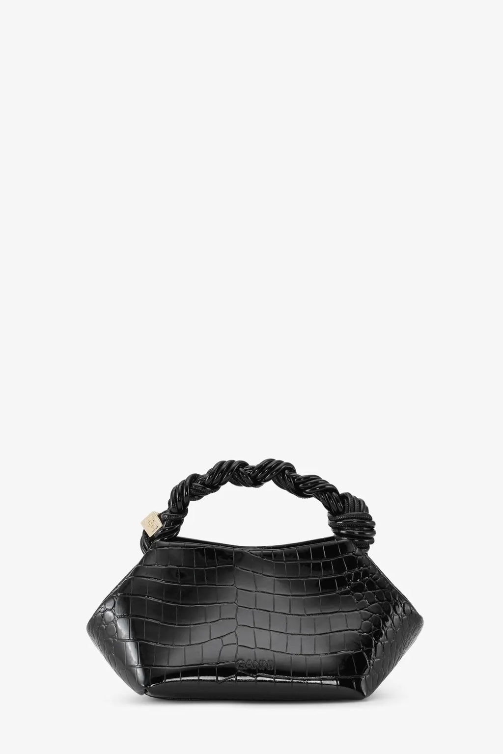 PICCOLA BORSA BOU BAG CROCO VERNICIATA