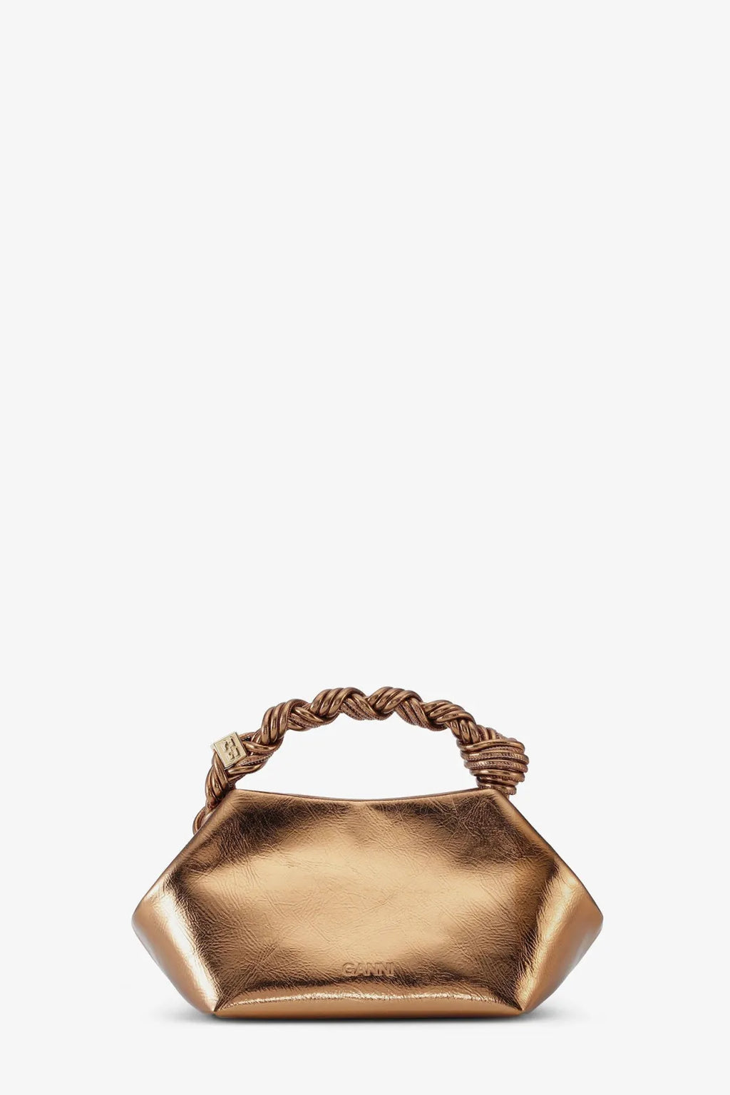 PICCOLA BORSA BOU BRONZO METALLIZZATO