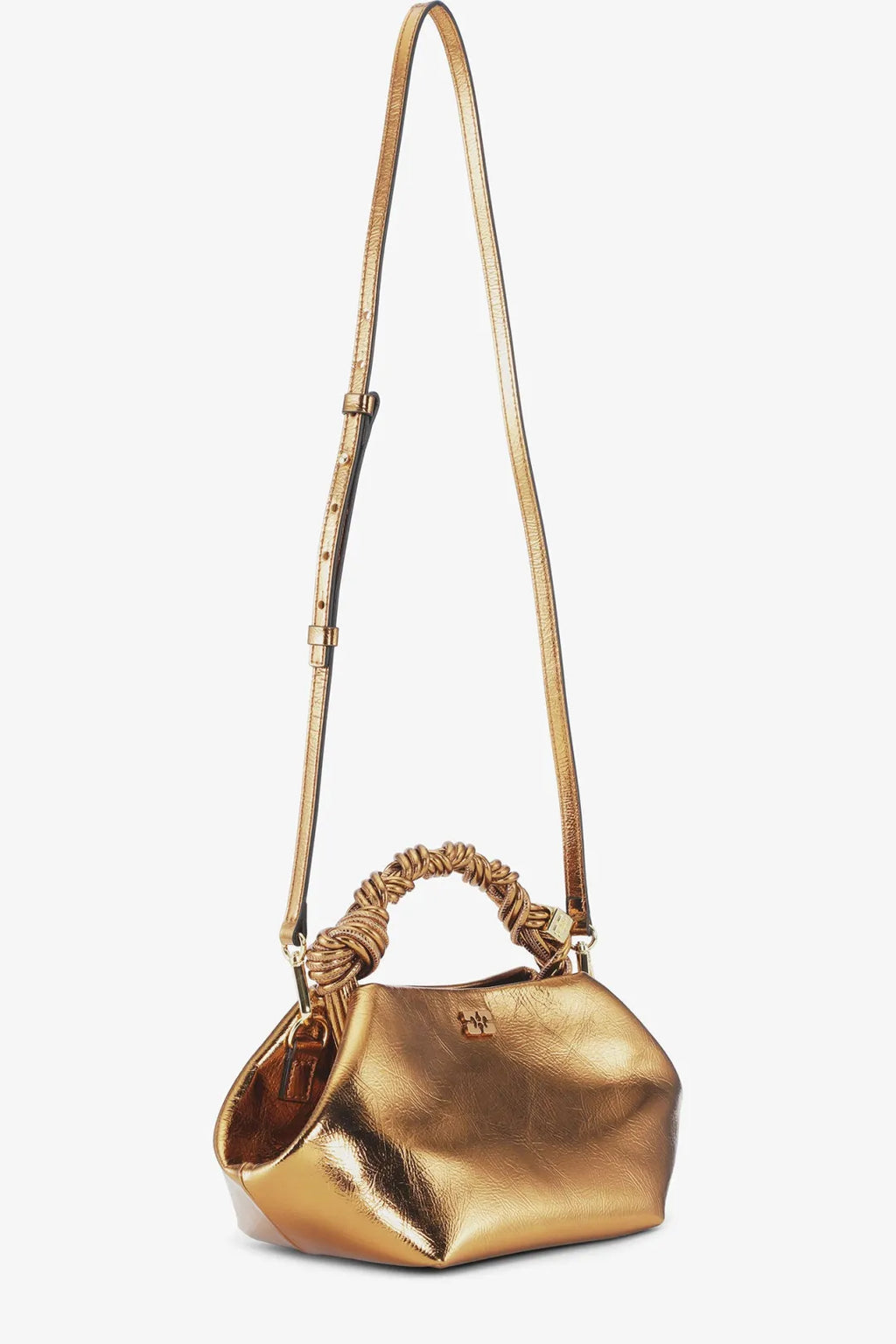PICCOLA BORSA BOU BRONZO METALLIZZATO