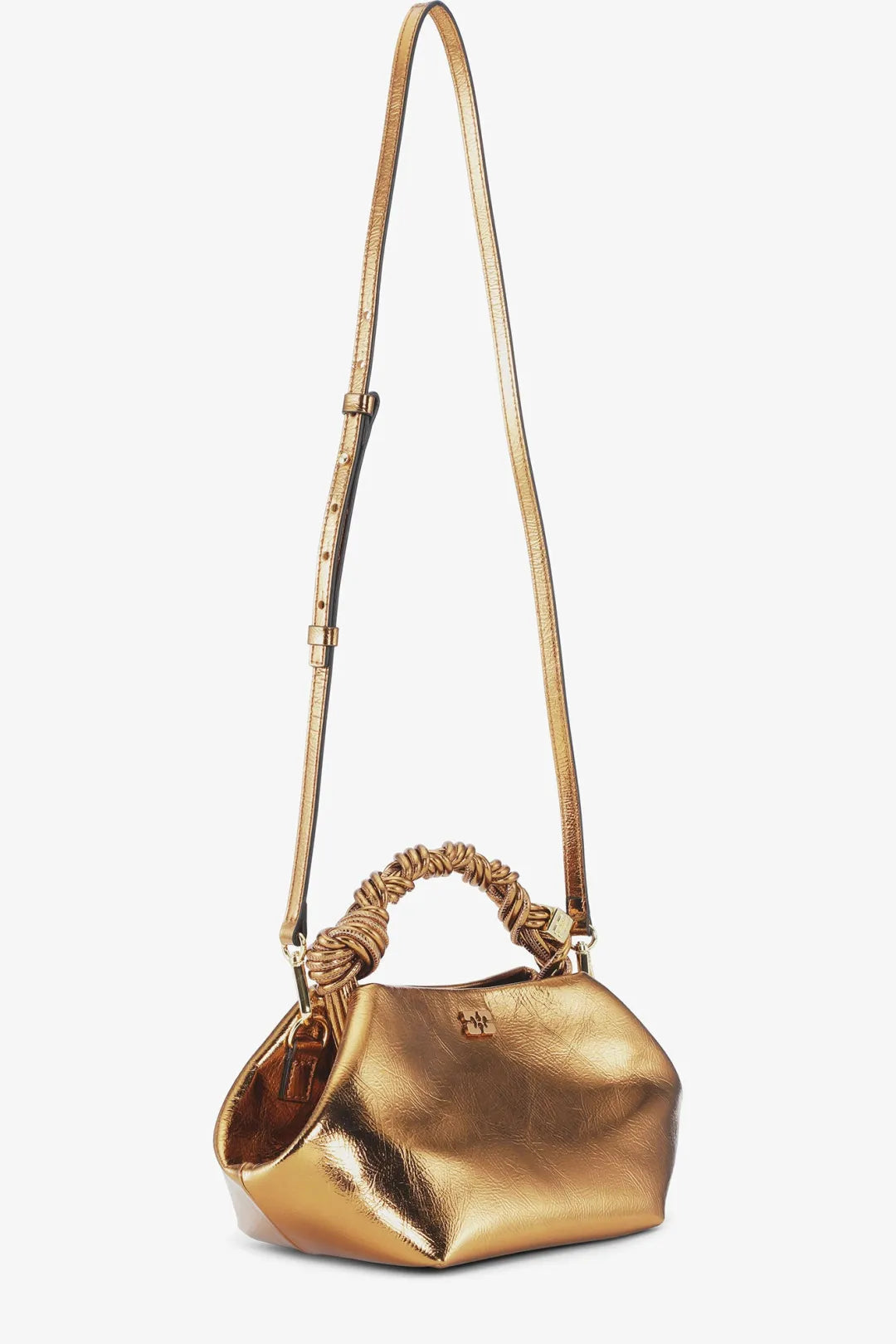 PICCOLA BORSA BOU BRONZO METALLIZZATO