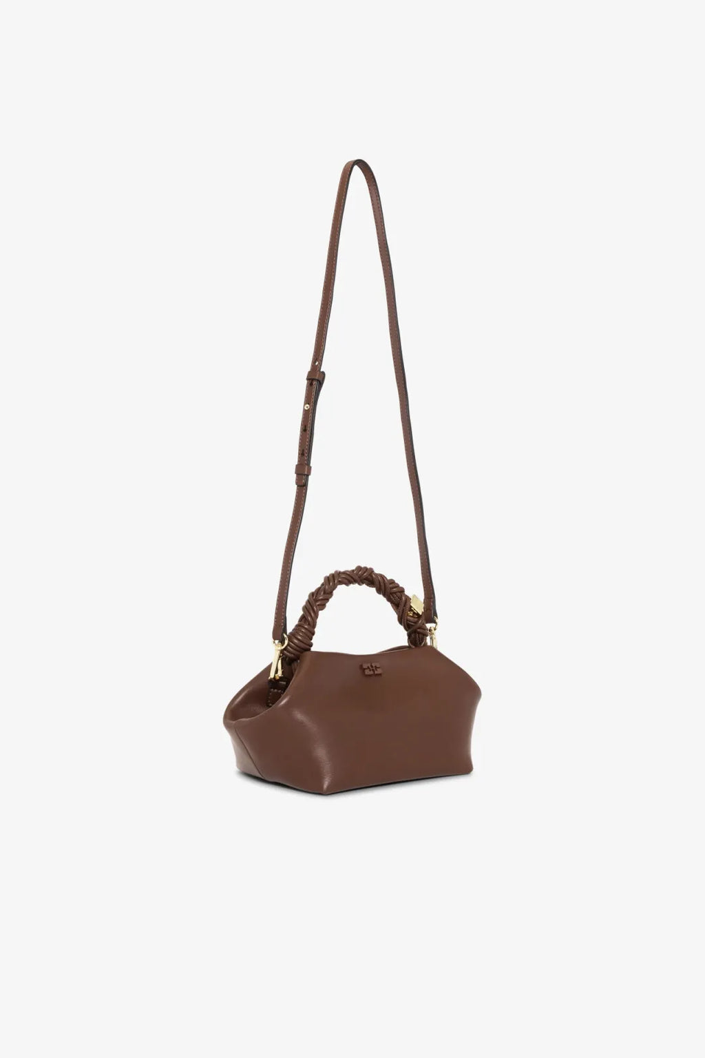 PICCOLA BORSA GANNI BOU MARRONE